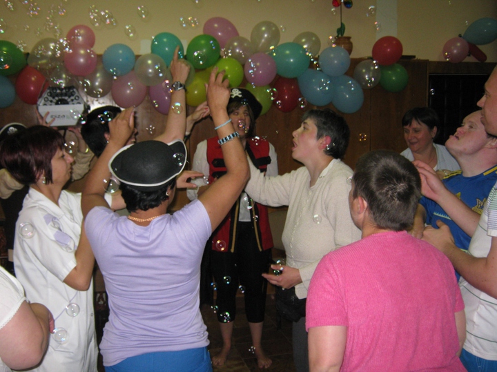 Juniális a diakóniai központban Juniális a diakóniai központban