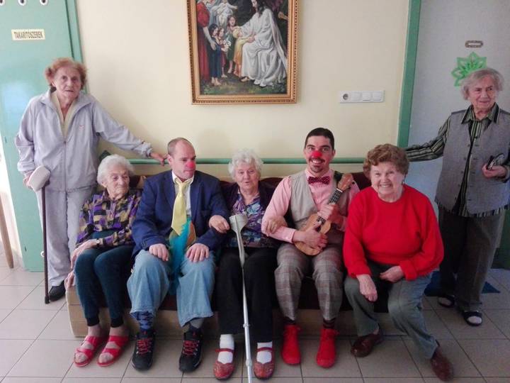 Újabb bohócvizit a Túróczy-házban Újabb bohócvizit a Túróczy-házban