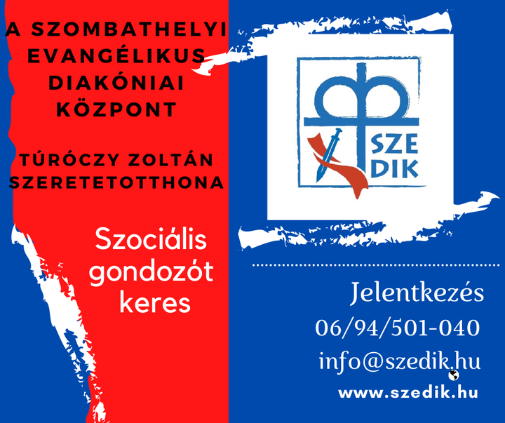 Szociális gondozót keres a Túróczy Otthon Szociális gondozót keres a Túróczy Otthon