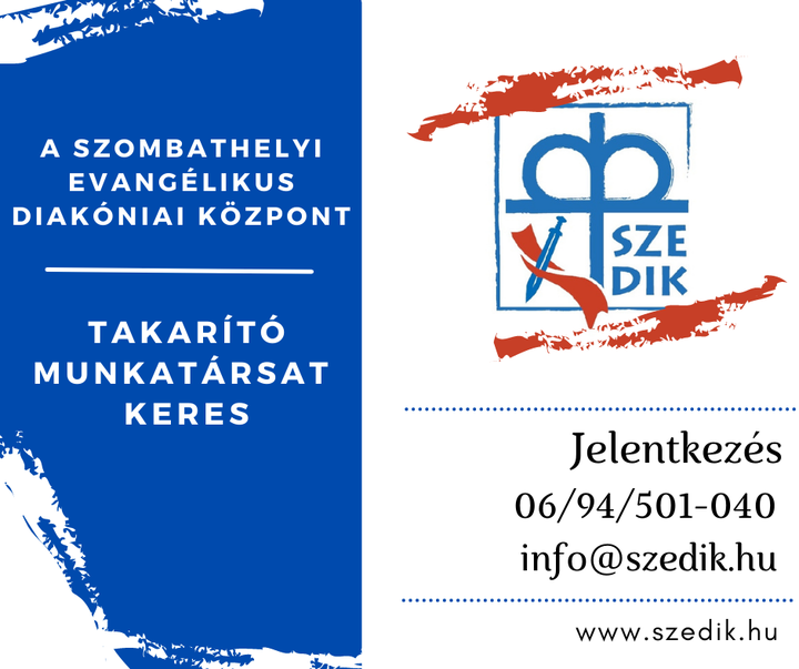 Takarító munkatársat keresünk! Takarító munkatársat keresünk!
