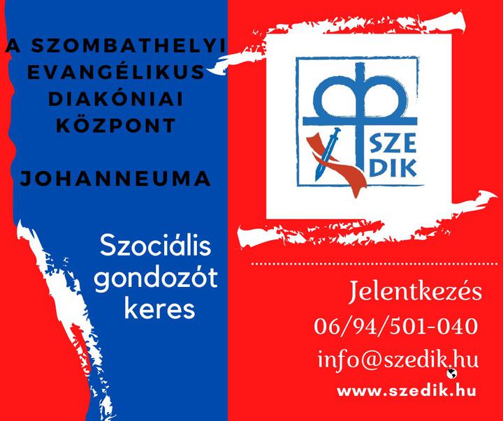Szociális gondozót keres a Johanneum Szociális gondozót keres a Johanneum