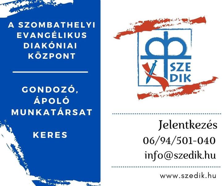 Gondozó, ápoló munkatársat keresünk! Gondozó, ápoló munkatársat keresünk!