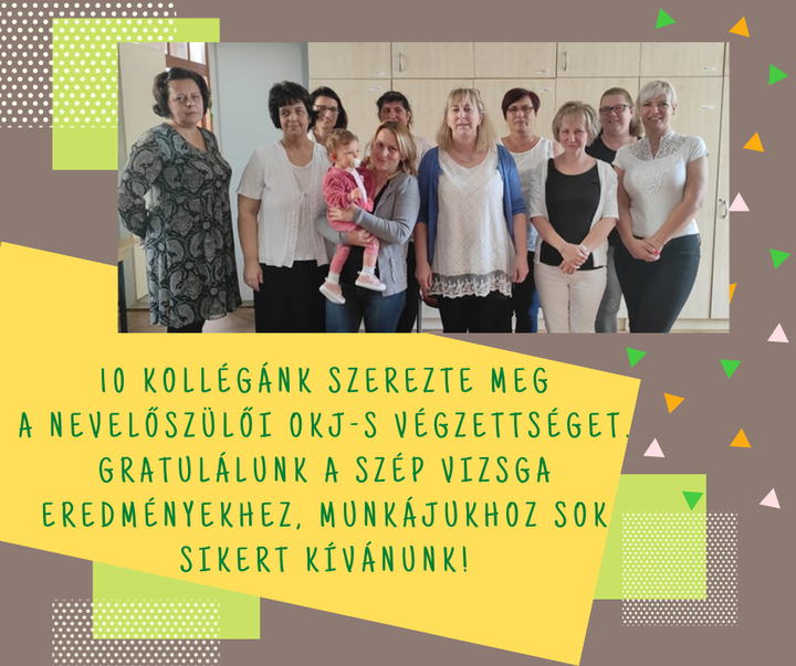 Gratulálunk nevelőszülőinknek! Gratulálunk nevelőszülőinknek!