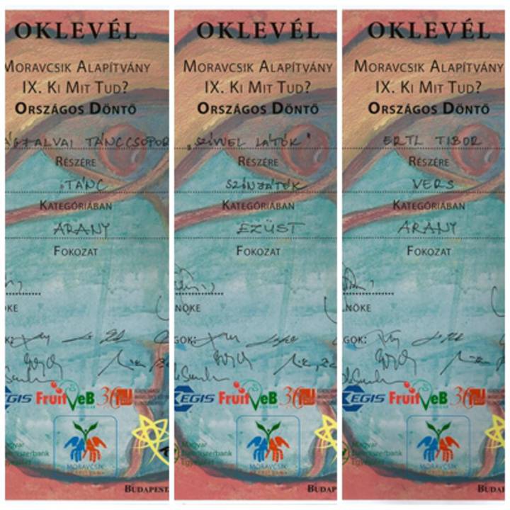 Intézményünk sikere a Moravcsik Alapítvány országos tehetségkutatójának budapesti döntőjén Intézményünk sikere a Moravcsik Alapítvány országos tehetségkutatójának budapesti döntőjén